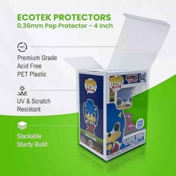 4" Premium Funko Pop! Protector By EcoTek - Picture 1 of 4